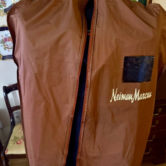 Loro Piana Neiman Marcus IT 50R NEW Mens Navy Plaid Dream Coat 100% Wool RT1995$ - Picture 7 of 14